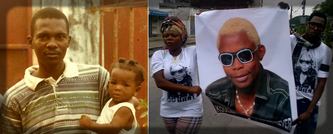 à gauche, mon grand-frère Zachée; à droite, Koulibaly System