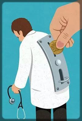 il faut des pièces pour faire travailler un médecin