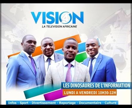 journalistes de Vision 4, dans l'&eacute;mission Tour d'Horizon