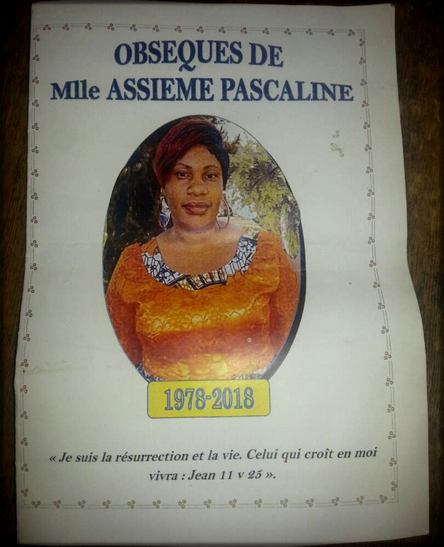 faire-part Pascaline Assiémé