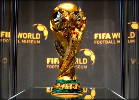 le trophée de la Coupe du monde de football