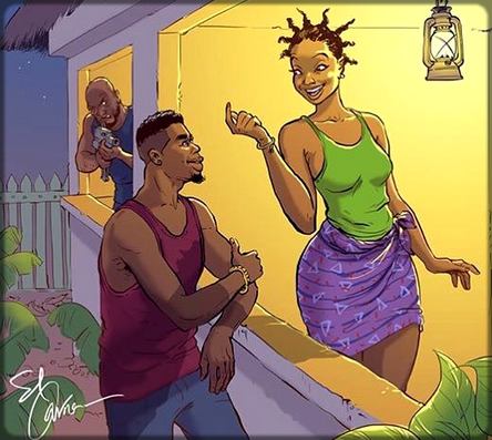 femme en train de rigoler avec un homme