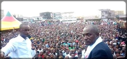 Une foule immense pour Cabral Libii