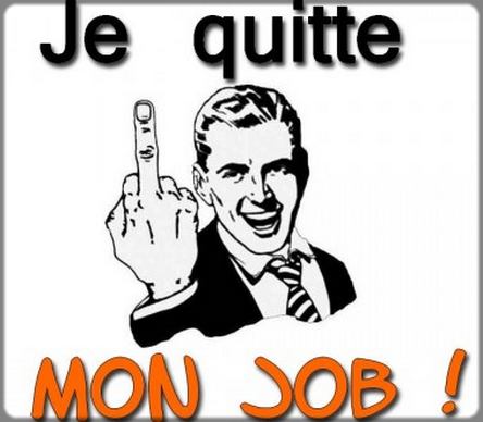 doigt d'honneur de démission