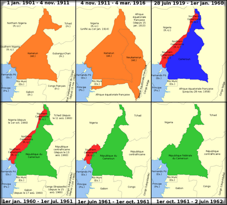 Histoire de la carte du Cameroun
