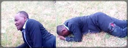 Célestin Djamen, militant du MRC, blessé