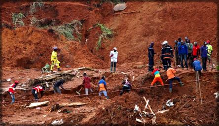 La recherche des corps &agrave; Ngouach&eacute;