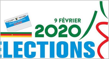 Affiche Elecam élections février 2020
