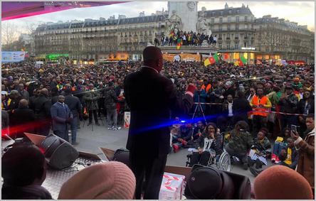 Maurice Kamto &agrave; Paris