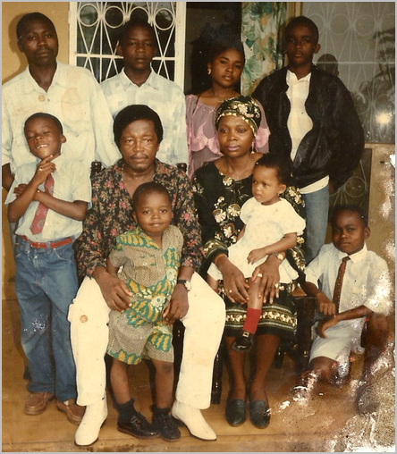 La famille Deudjui &agrave; Ed&eacute;a